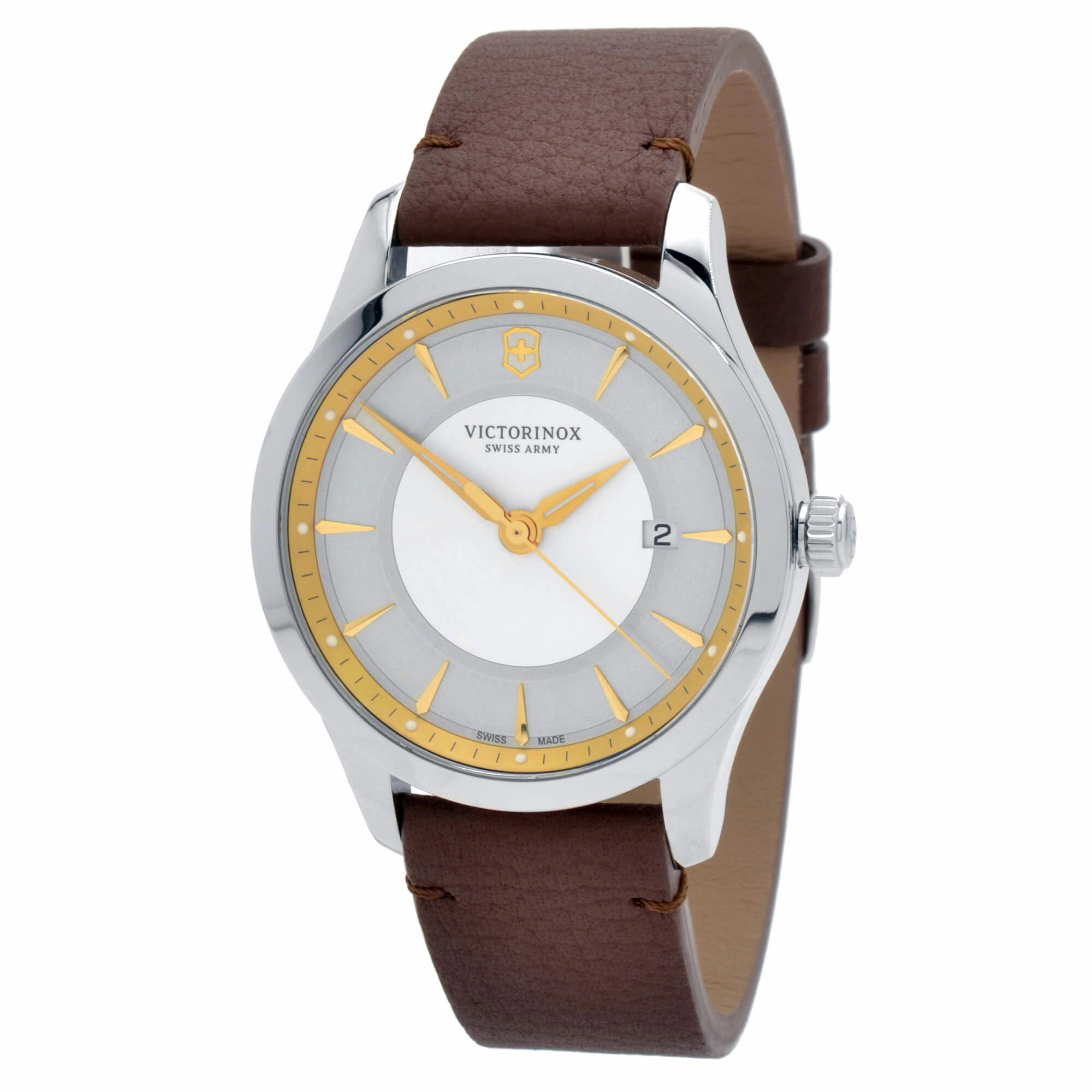 Victorinox Swiss Army Men's Strap Watch - Alliance Brown Leather | 241806