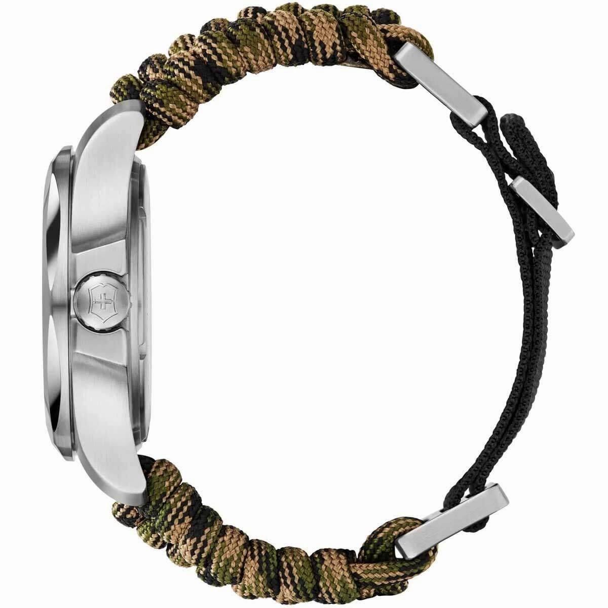 Victorinox Swiss Army Men's Watch - I.N.O.X. Green Dial Textile Strap | 241727
