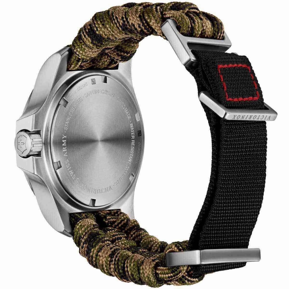 Victorinox Swiss Army Men's Watch - I.N.O.X. Green Dial Textile Strap | 241727