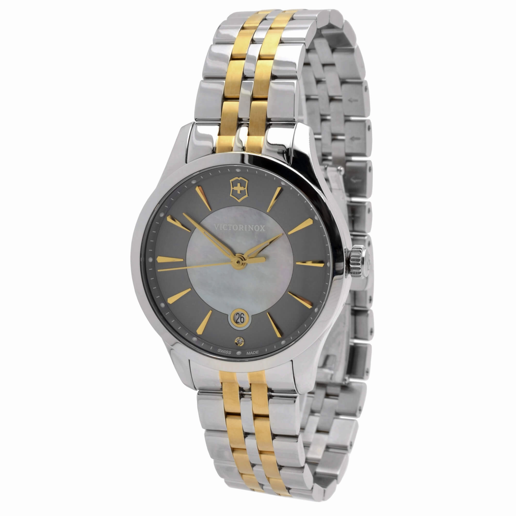 Victorinox Swiss Army Women's Watch - Alliance White and MOP Dial Bracelet | 241753