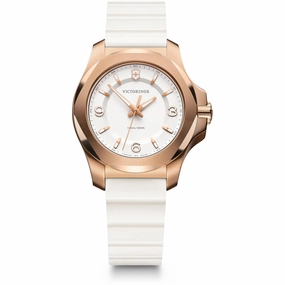 Victorinox Swiss Army Women's Watch - I.N.O.X. V Rose Gold Case White Strap | 241954