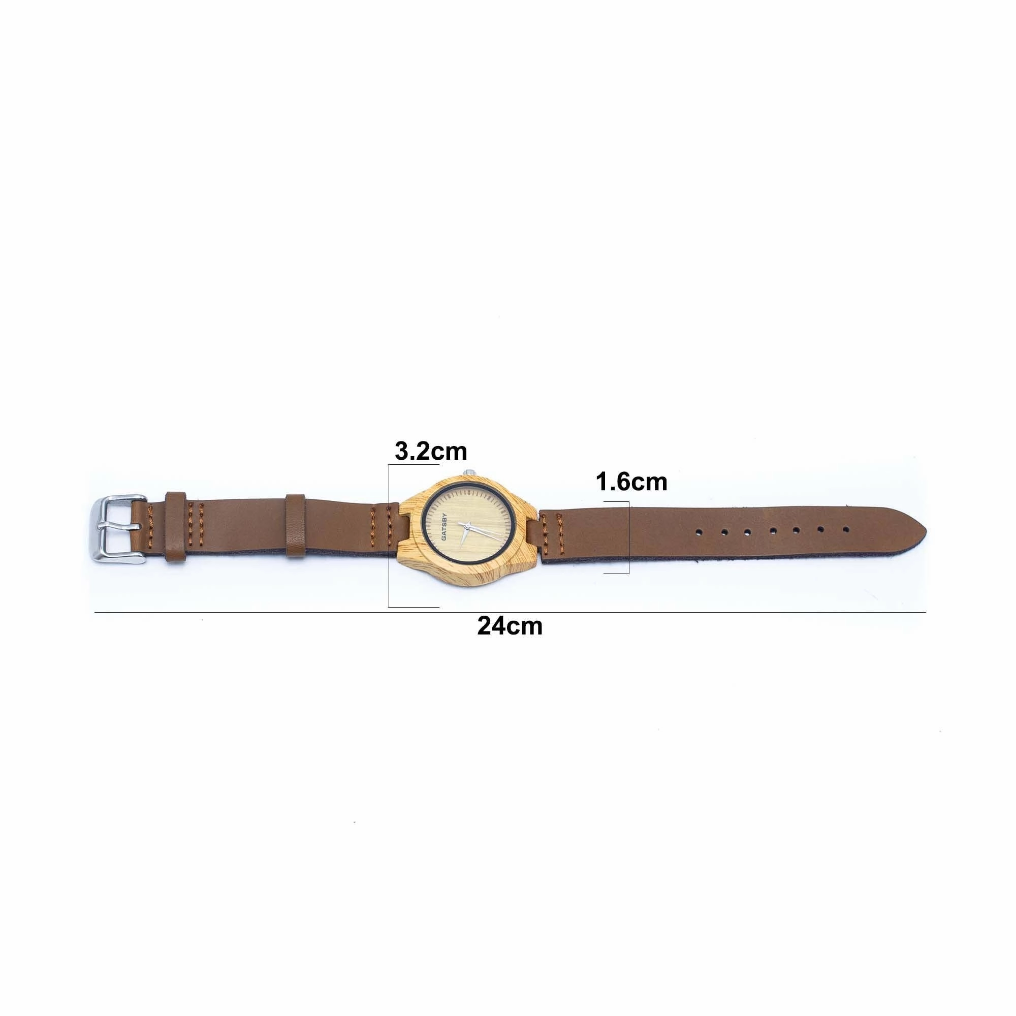 Vintage ladies watch Leather Strap Quartz Watch WA-280 (with Random box)