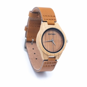 Vintage women watch Leather Strap Quartz Watch WA-296