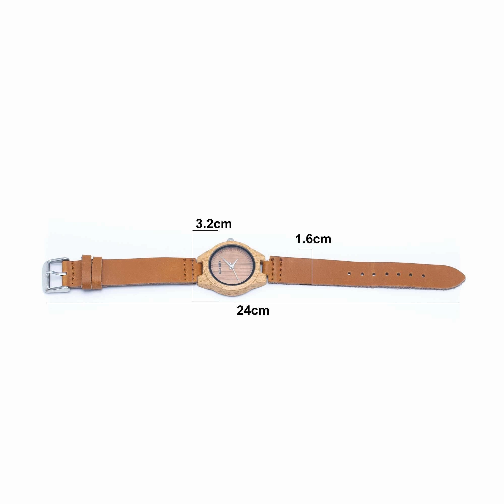 Vintage women watch Leather Strap Quartz Watch WA-296