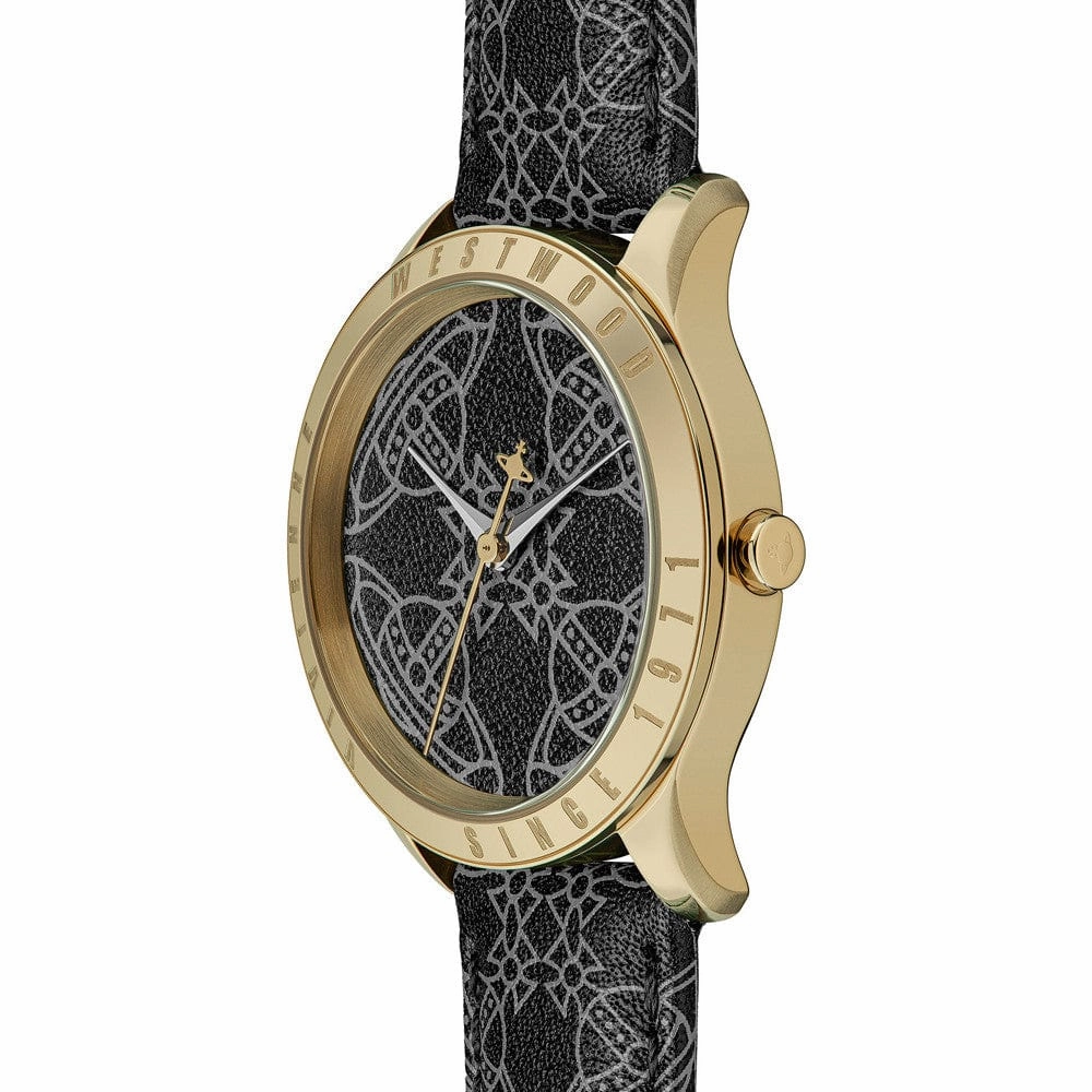 Vivienne Westwood Berkley Black Gold 35mm Black Watch