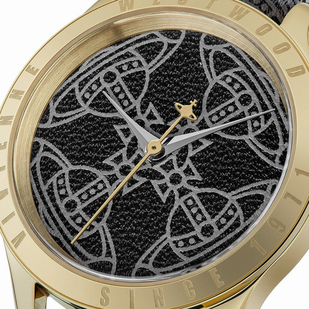 Vivienne Westwood Berkley Black Gold 35mm Black Watch