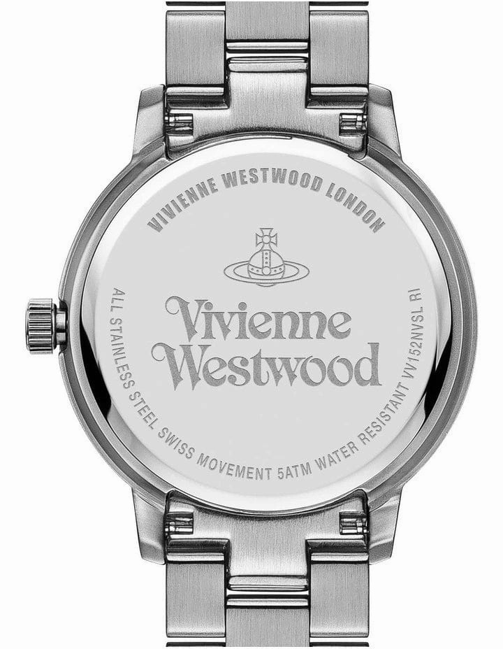 Vivienne Westwood Bloomsbury Watch Blue Dial Stainless Steel Silver