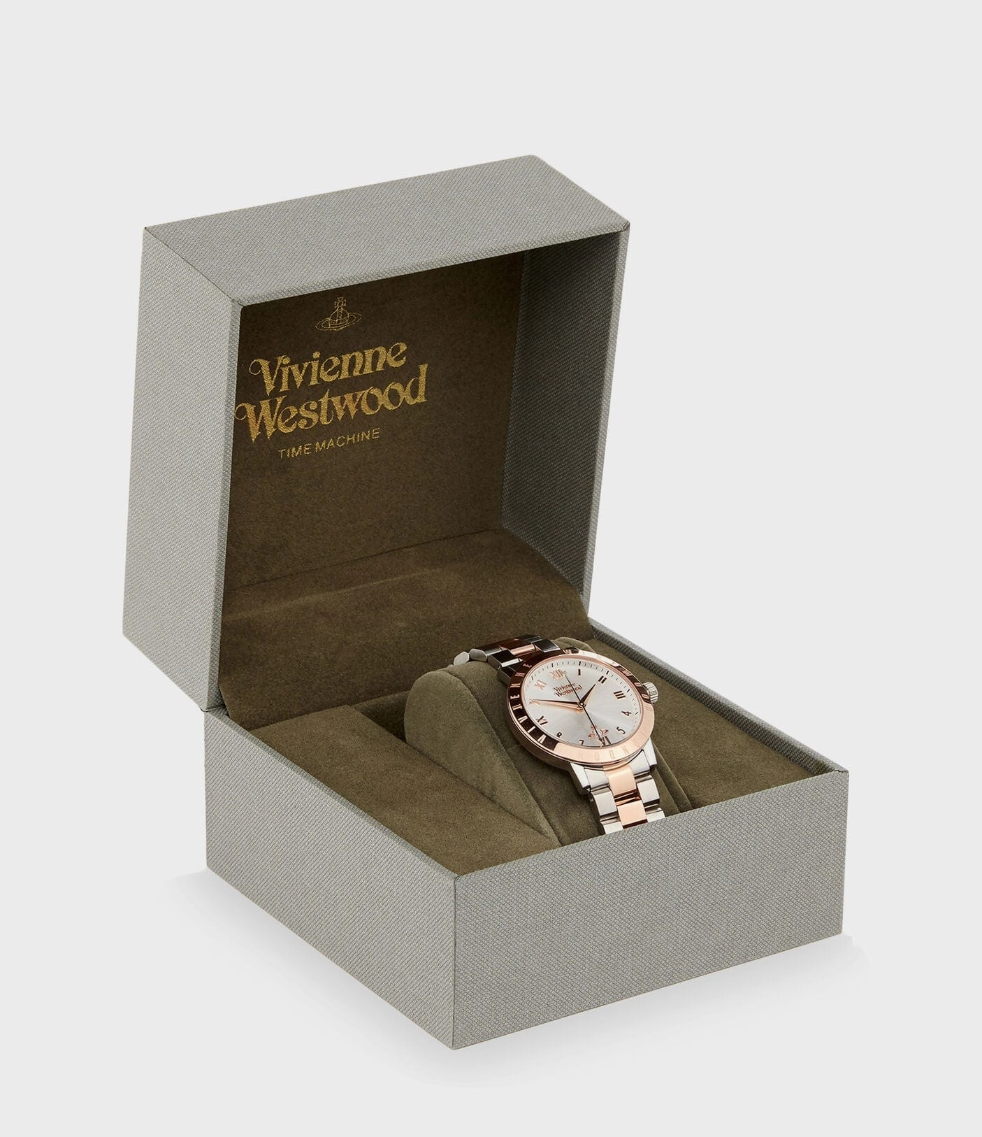 Vivienne Westwood Bloomsbury Watch Two Tone Rose Gold Stainless Steel