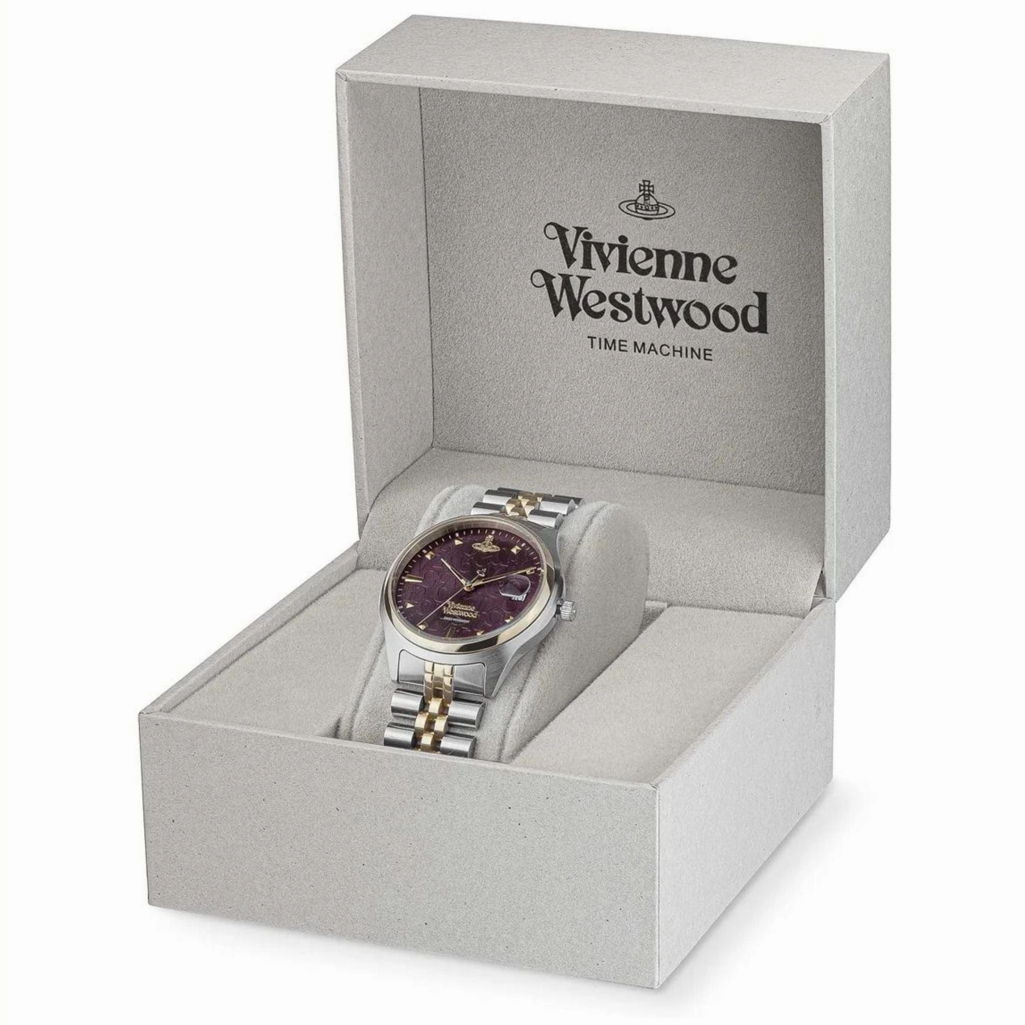 Vivienne Westwood Camberwell Purple 37mm Two Tone Watch