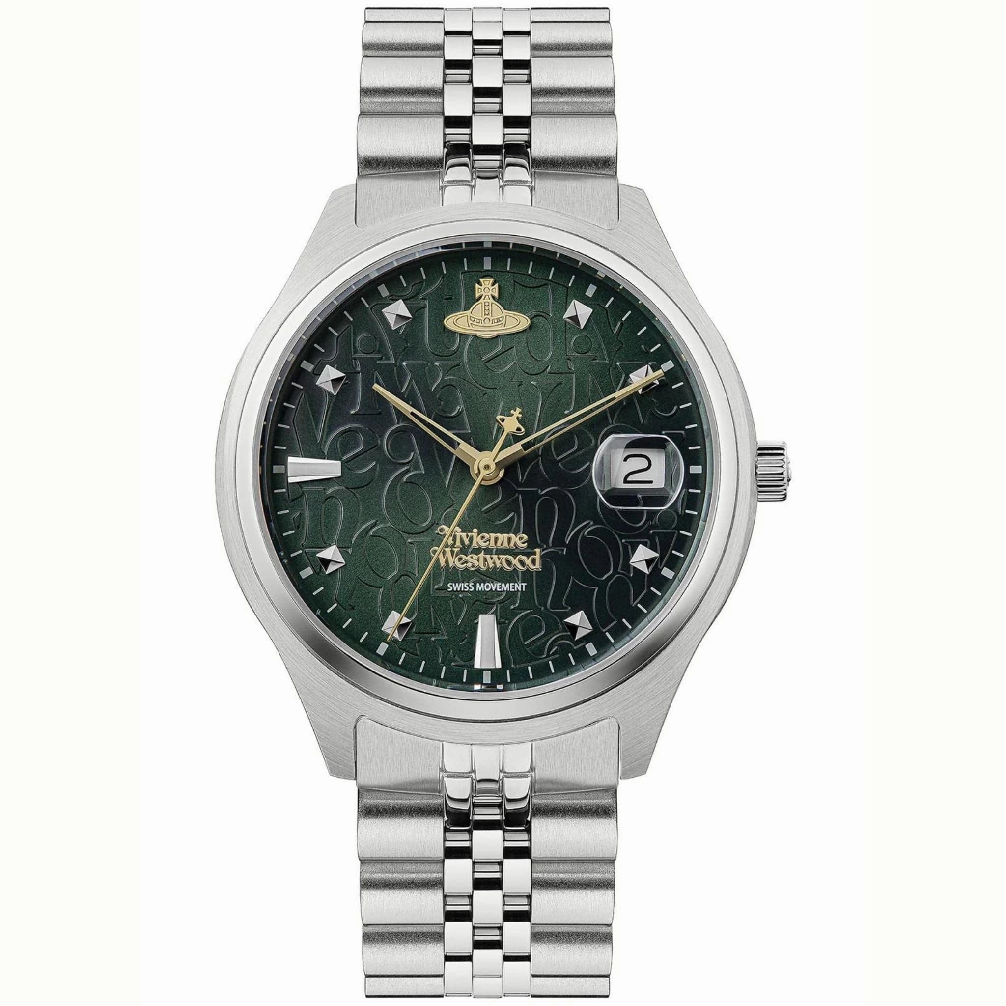 Vivienne Westwood Camberwell Stainless Steel Watch  37mm Green