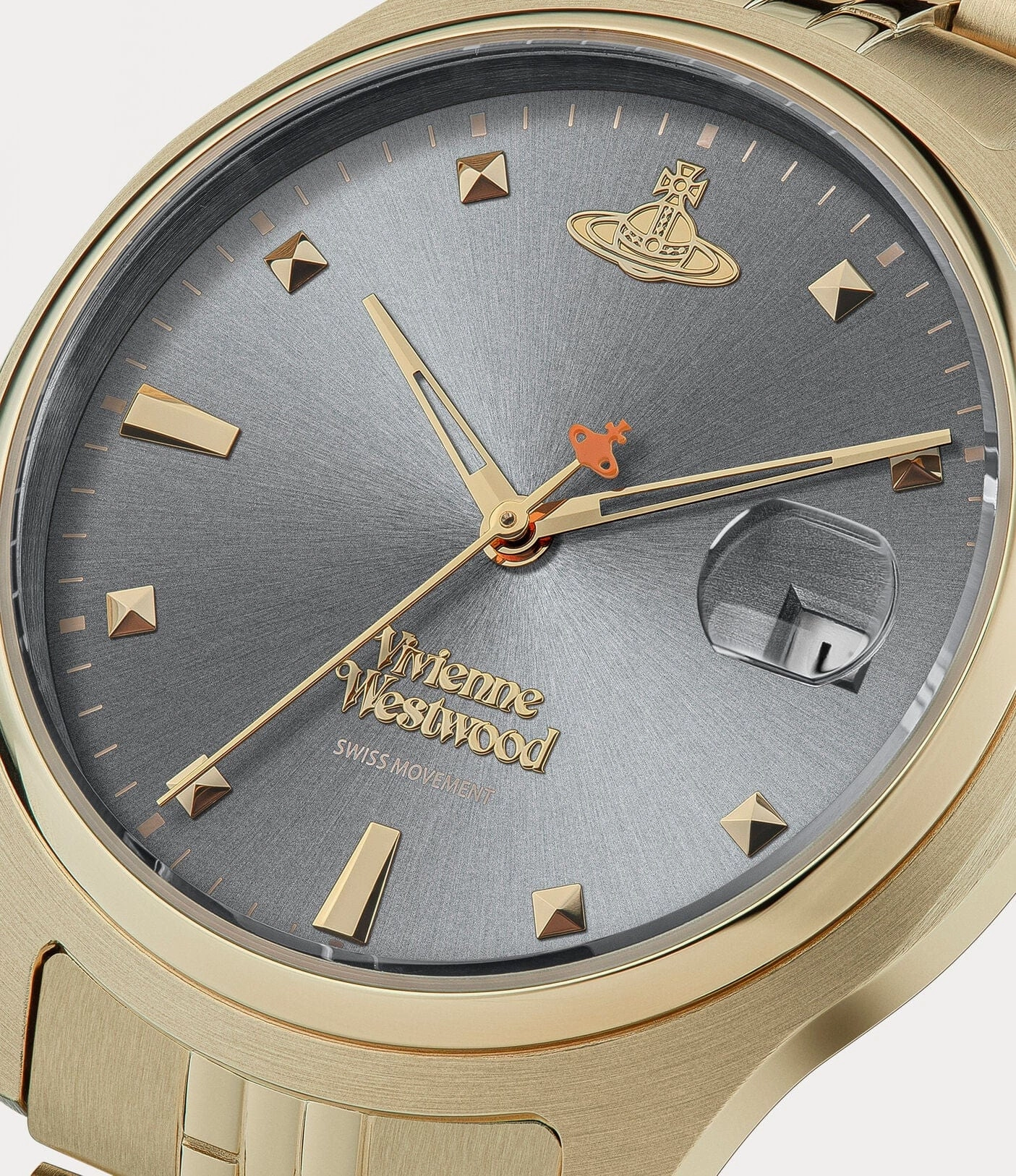 Vivienne Westwood Camberwell Watch Grey Gold Stainless Steel
