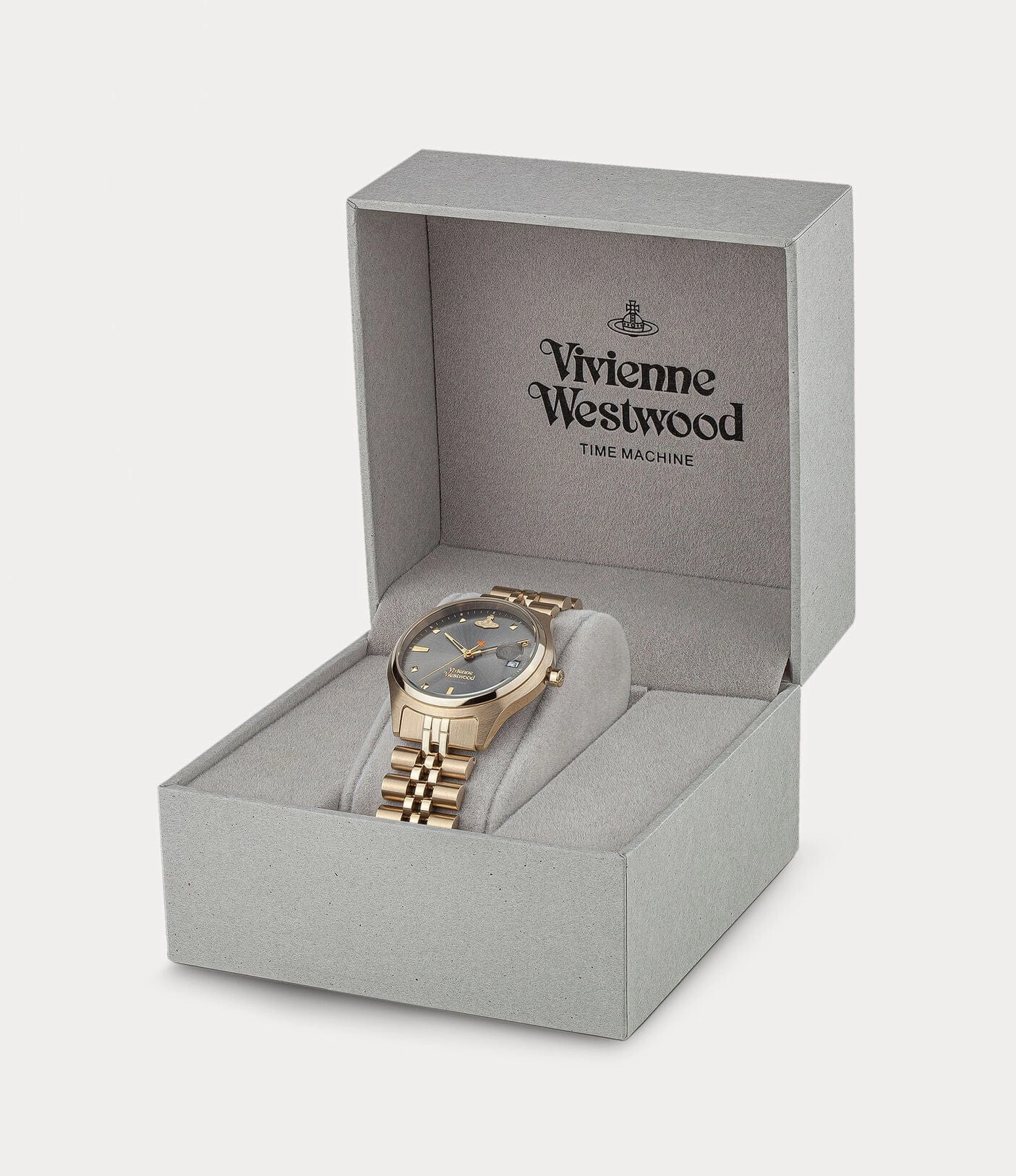 Vivienne Westwood Camberwell Watch Grey Gold Stainless Steel