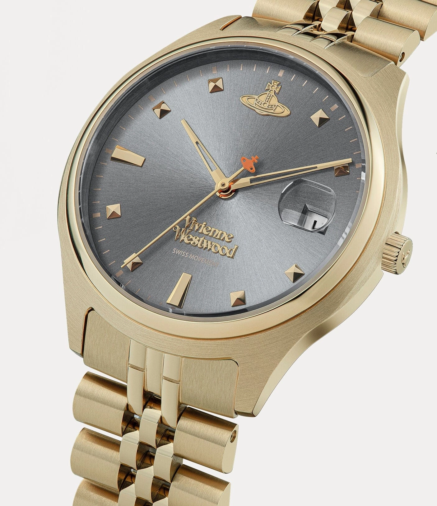 Vivienne Westwood Camberwell Watch Grey Gold Stainless Steel