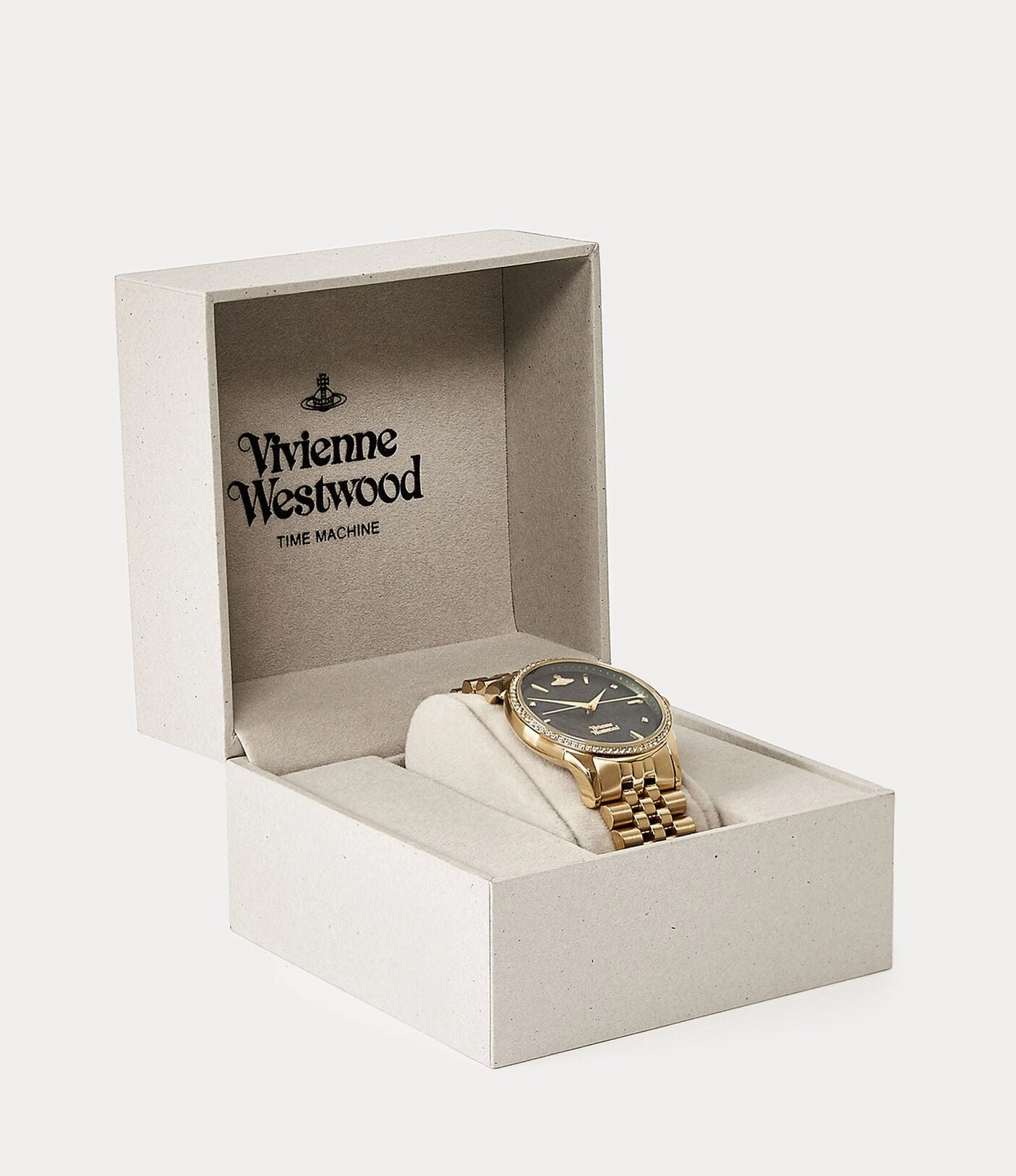 Vivienne Westwood The Wallace Watch Green Dial With Swarovski Cristals