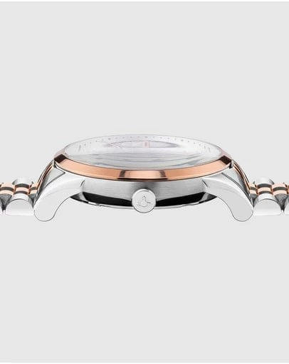 Vivienne Westwood The Wallace Watch Silver Floral-Jacquard Pattern Dial & Swarovski Crystal