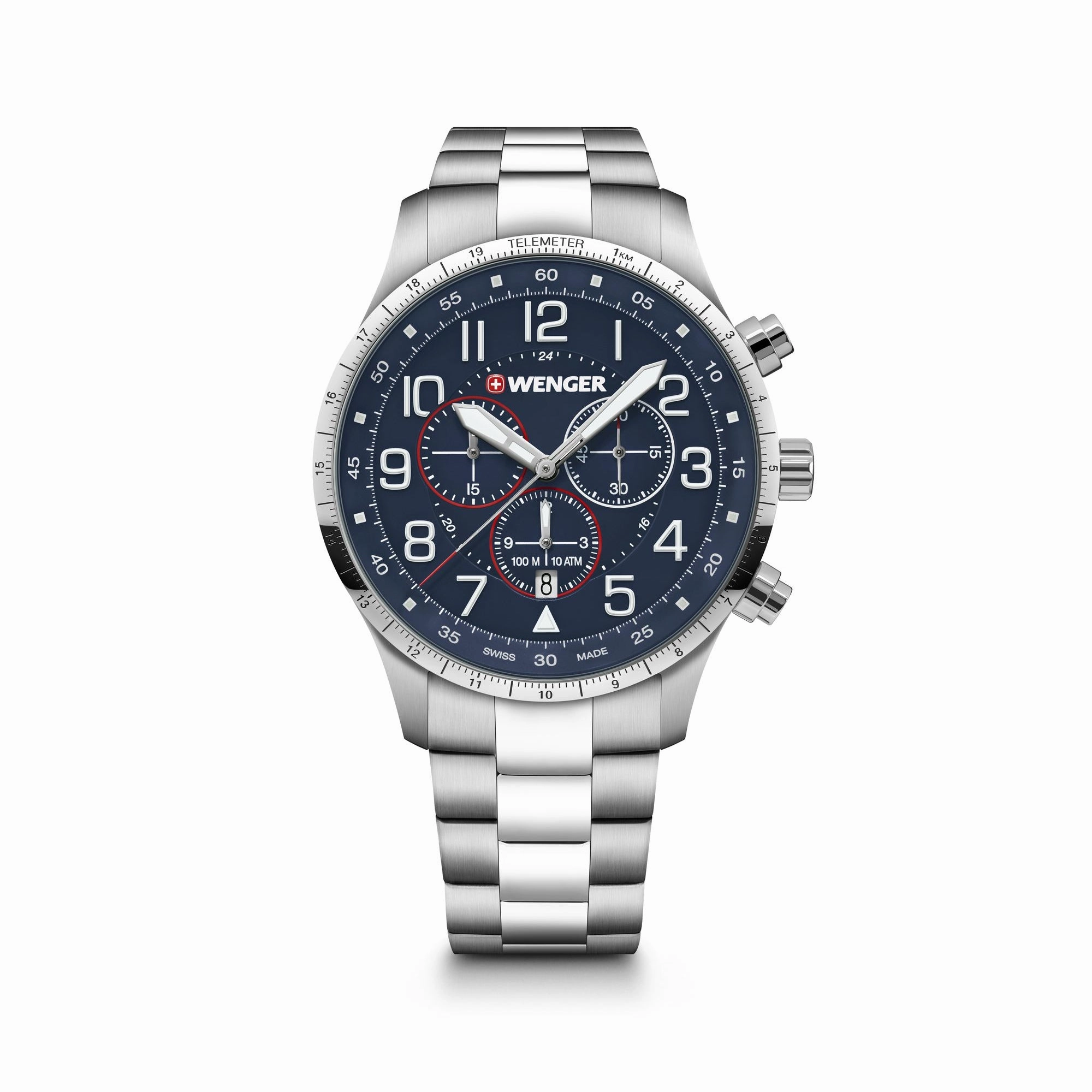 Wenger Attitude Chrono 44 Blue Dial Men's Watch