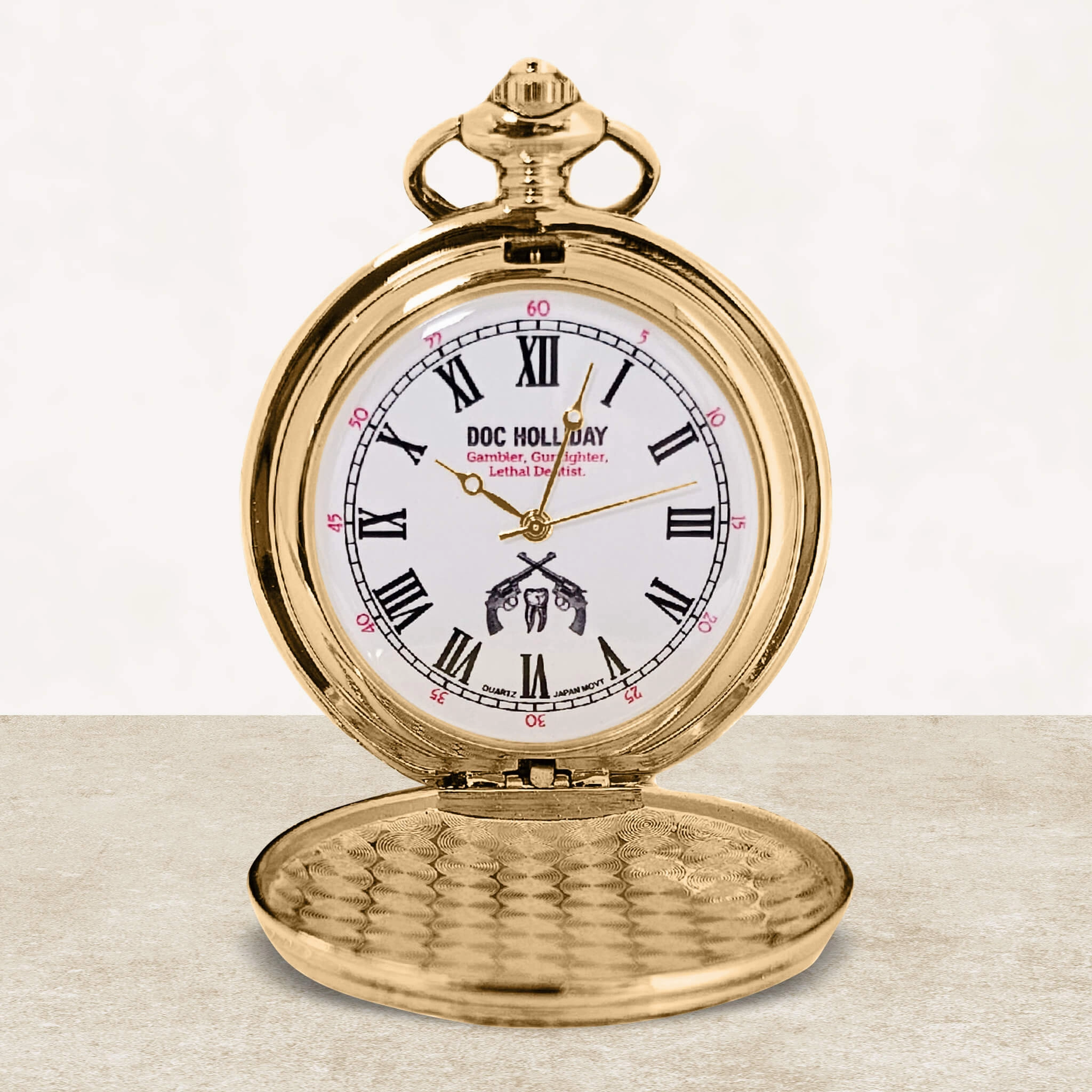 Western Legends Doc Holliday Pocket Watch
