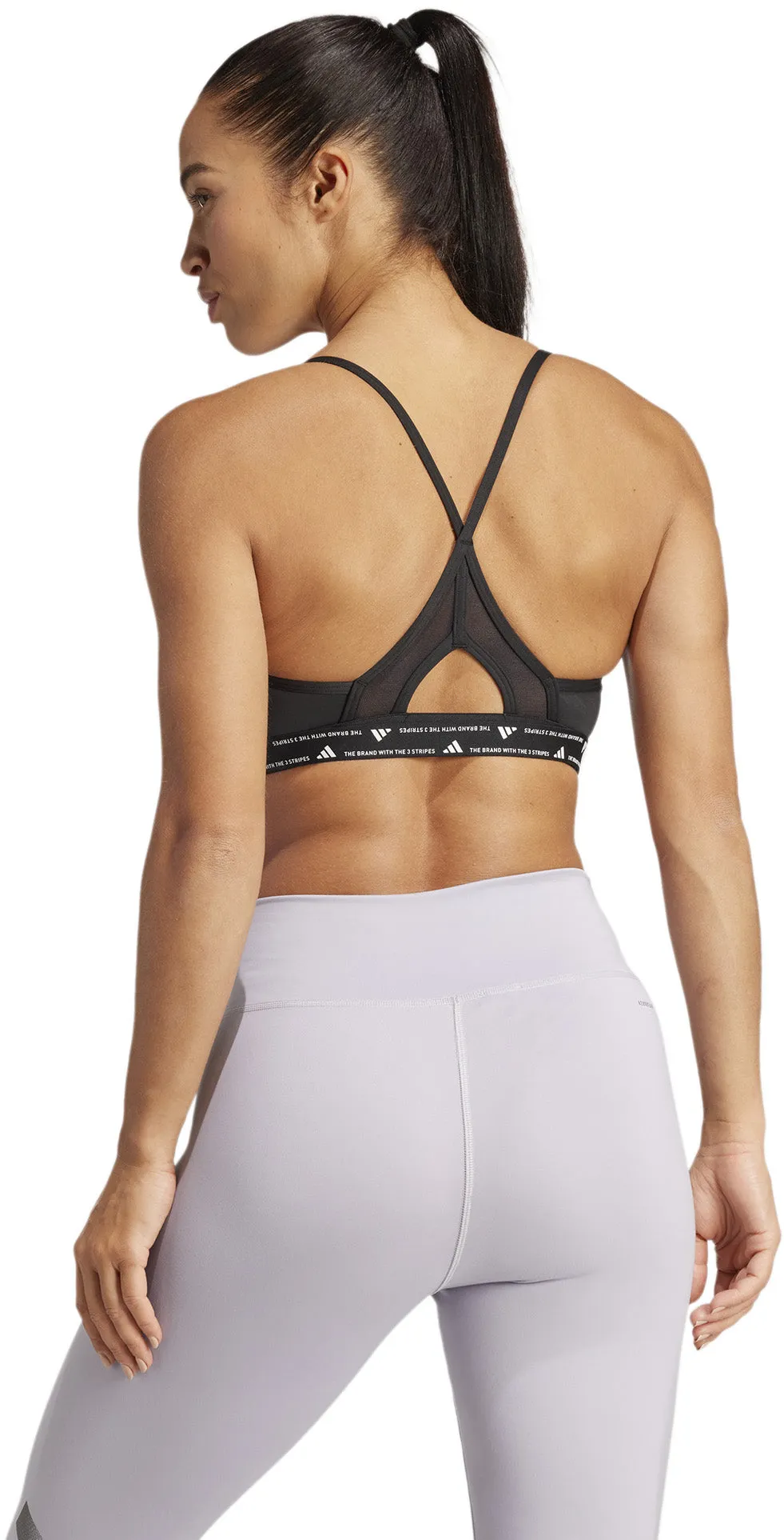 Women's Aeroreact Training 3-Stripes Sports Bra