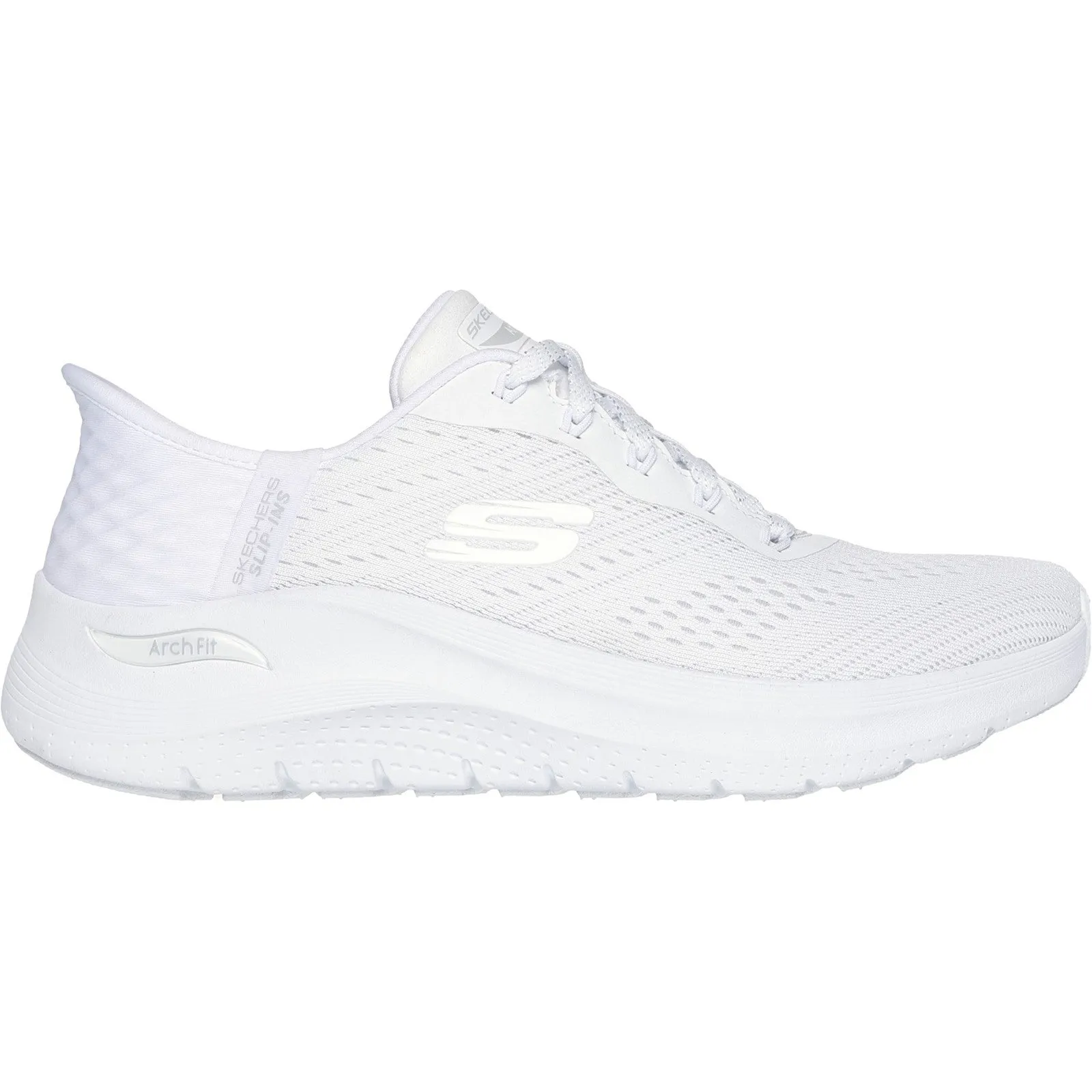 Women's Wide Fit Skechers 150066 Slip-ins Arch Fit 2.0 Easy Chic Trainers