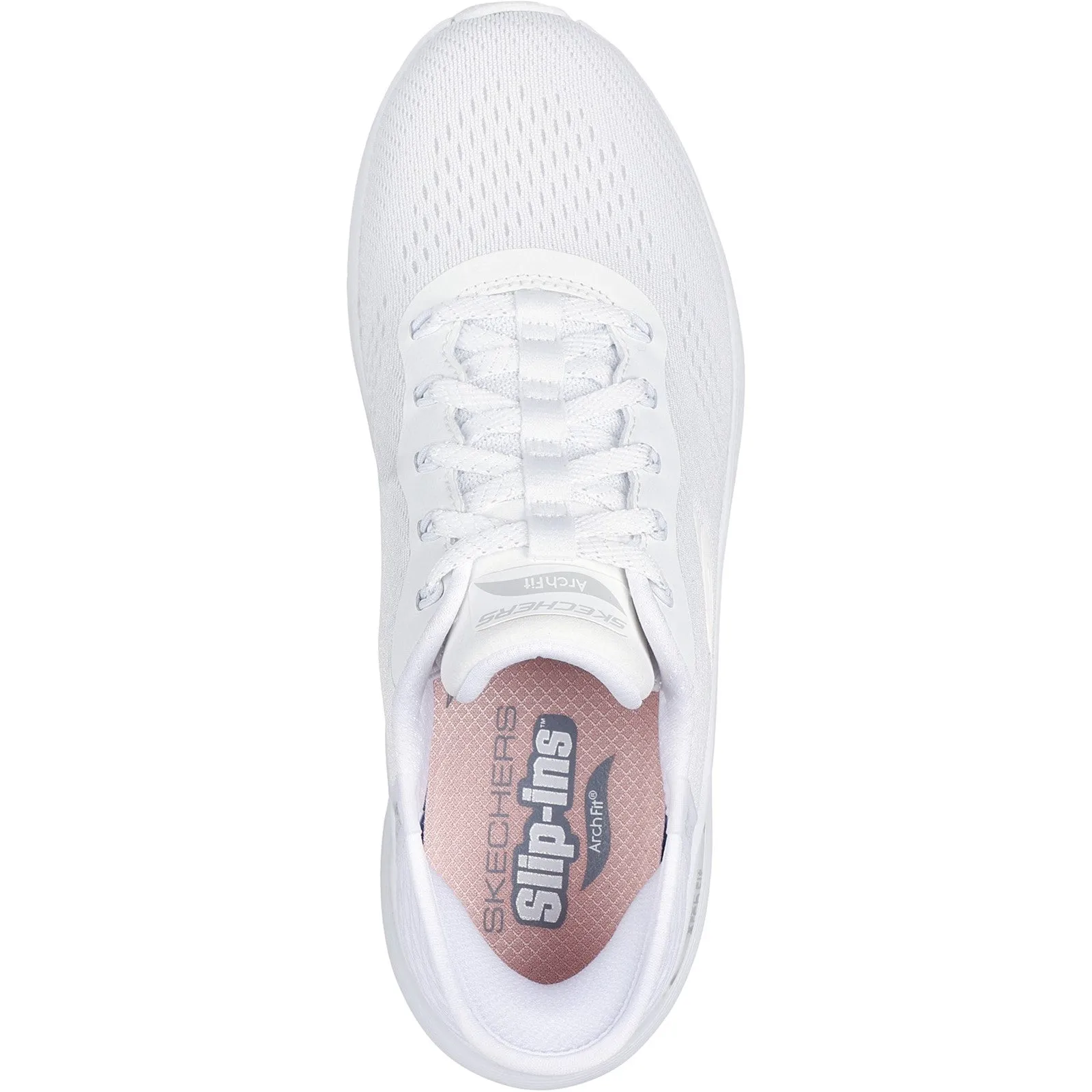 Women's Wide Fit Skechers 150066 Slip-ins Arch Fit 2.0 Easy Chic Trainers