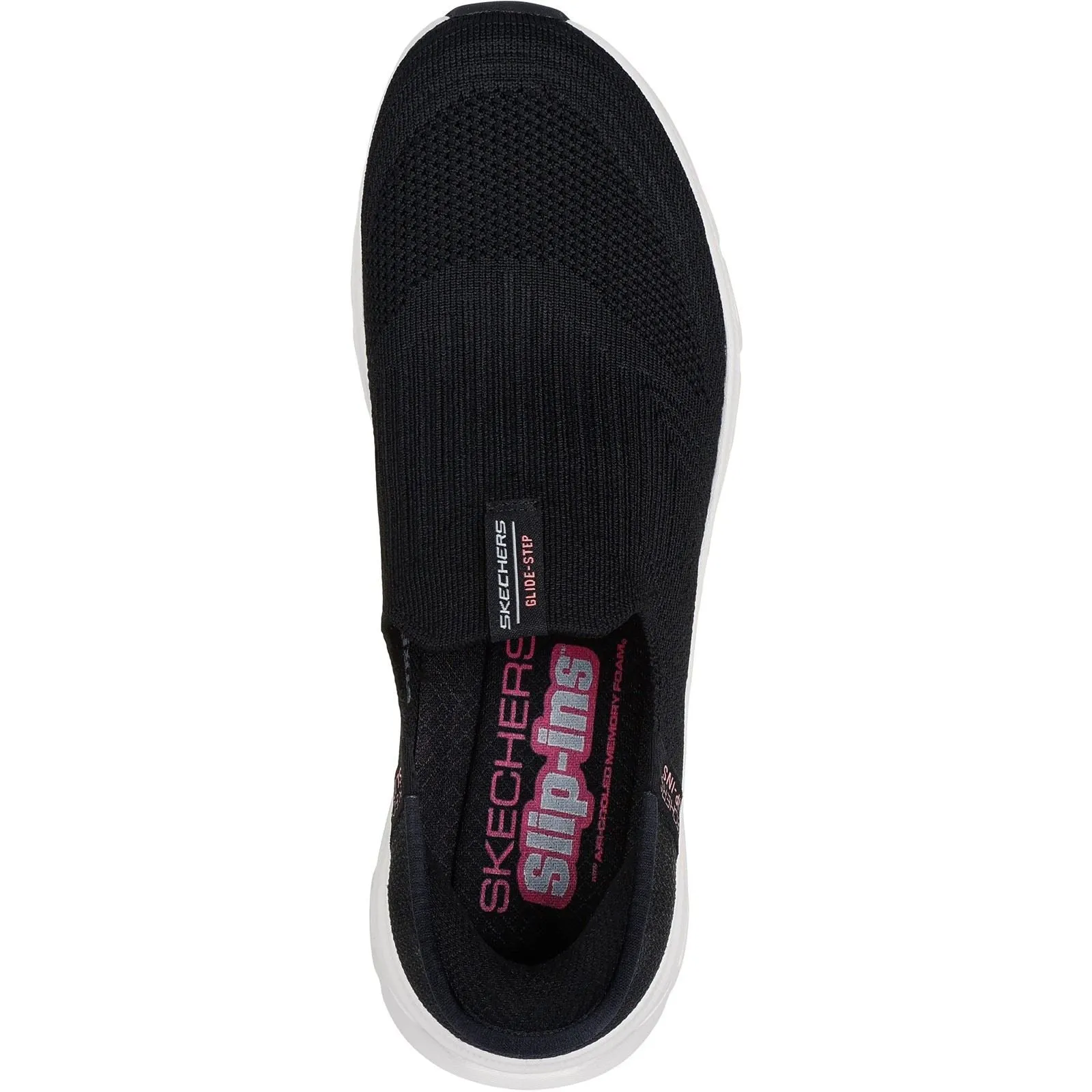 Women's Wide Fit Skechers 150422 Slip-ins Glide Step Pro Everyday Trainers