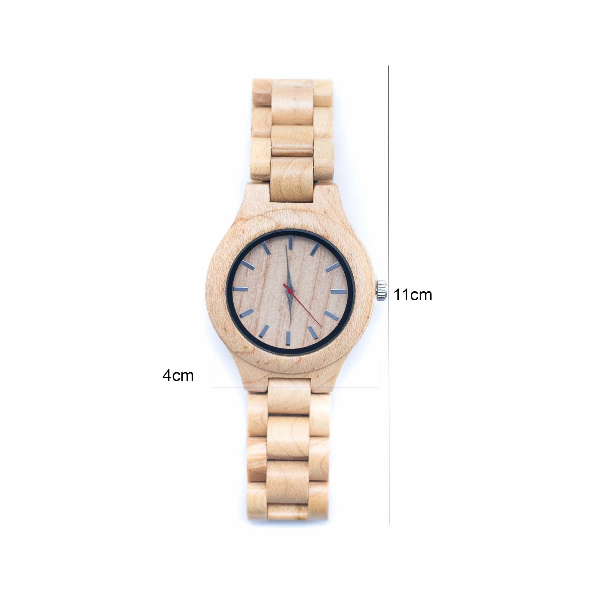Wooden Watch, Handmade Vintage Quartz, Natural Wooden Wrist Watch WA-308
