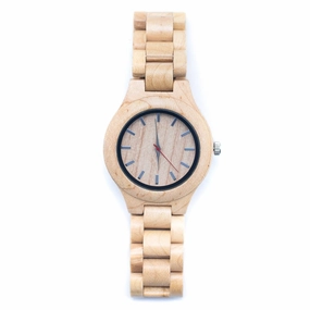 Wooden Watch, Handmade Vintage Quartz, Natural Wooden Wrist Watch WA-308